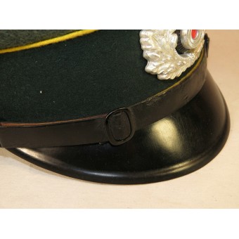 Wehrmacht signaux Heer visière chapeau pour sous-officier. Espenlaub militaria