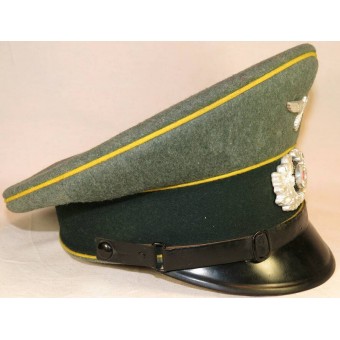Wehrmacht signaux Heer visière chapeau pour sous-officier. Espenlaub militaria