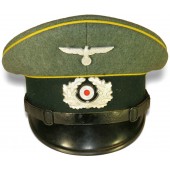 Cappello con visiera per sottufficiale della Wehrmacht Heer signals