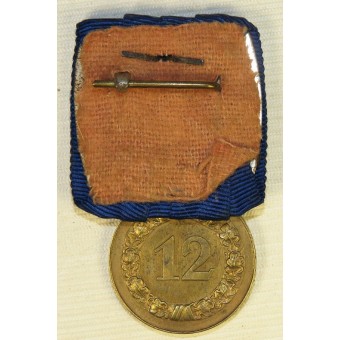 Wehrmacht Médaille dancienneté à 12 ans, Treue Dienste in der Wehrmacht Medaille- 12 Jahre. Espenlaub militaria
