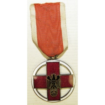 3ème Reich allemand Croix-Rouge véritable Médaille du service. Um das Verdienste Kreuz Deutsche Rote. Espenlaub militaria