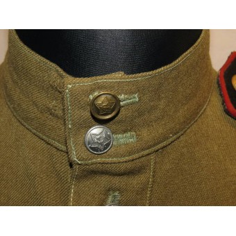 M 43 gymnasterka de sergent dartillerie, WW1 laine canadienne fait. Espenlaub militaria