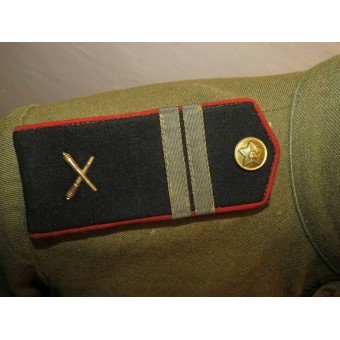 M 43 Artillerie Sergeant Gymnasterka, WW1 Canadese wol gemaakt. Espenlaub militaria
