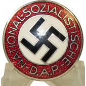 3. valtakunnan emaloitu NSDAP-merkki, M 1/34 RZM