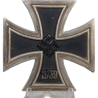 Tredje rikets järnkors, första klass, 1939, L1/13 för Paul Meybauer.. Espenlaub militaria