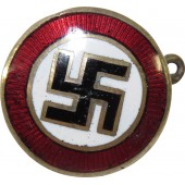 Distintivo di simpatizzante del Partito Nazionalsocialista del Terzo Reich, 16 mm.