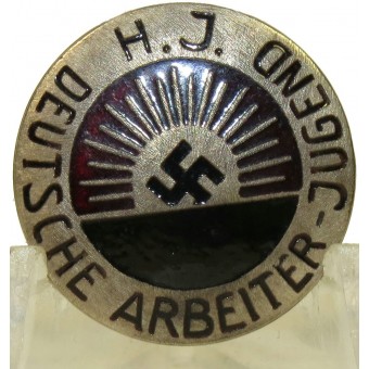 Deutsche Arbeiter Jugend H.J. Erstes Abzeichen der Hitlerjugend. Espenlaub militaria