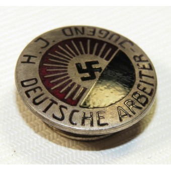 Deutsche Arbiter Jugend H.J. Eerste type Hitlerjugend Badge. Espenlaub militaria