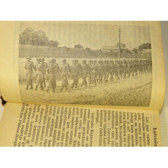 Diario-calendario de Letonia Waffen SS de voluntarios, 1944. Espenlaub militaria