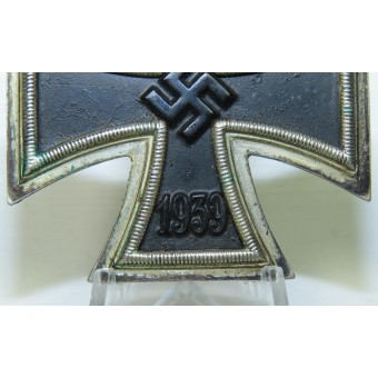 EK1-kors i en låda med nummer. Järnkors av första klass, 1939, 26. Espenlaub militaria