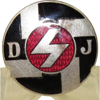3rd Reich Deutsche Jungvolk Badge, vroege type, Ges. Veg. Espenlaub militaria