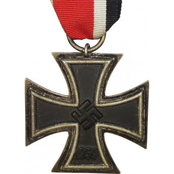 Croix de fer allemande, classe II, marqué 55, J.E. Hammer & Söhne Geringswalde.. Espenlaub militaria