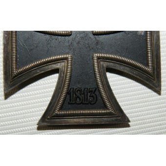 Cruz de hierro 1939, rara productor J.J. Stahl Estrasburgo. Espenlaub militaria