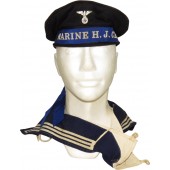 Kriegsmarine  HJ Celle sailor's cap, RZM
