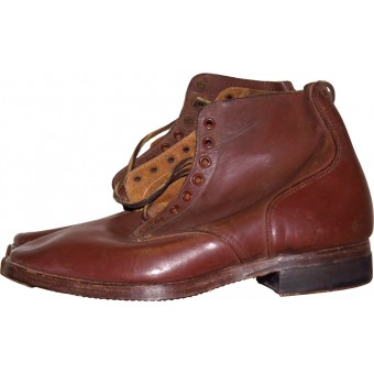 Soviétique de lArmée rouge prêt-bail chaussures en cuir en cuir brun. Menthe.. Espenlaub militaria