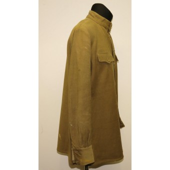 Soviet Russian M 43 lend lease wool gymnasterka jacket in salty condition. Espenlaub militaria