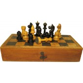 Tischspiel - Schach, frühe Nachkriegszeit