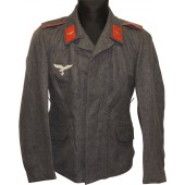 Third model of Luftwaffe Fliegerbluse tunic for enlisted ranks of Flak artillery