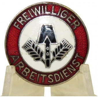WW2 alemán insignia para voluntarios FAD, Freiwilliger Arbeitsdienst.. Espenlaub militaria
