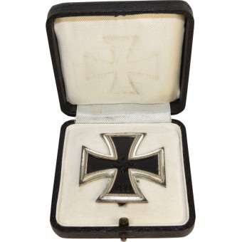 WW2 alemán Cruz de Hierro, primera clase con caja de adjudicación, Wilhelm Deumer.. Espenlaub militaria