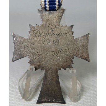 Cross of German mother. Silver grade. Espenlaub militaria