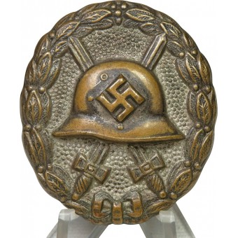 Early 1939 Verwundetenabzeichen in silber. Espenlaub militaria