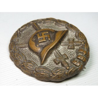 Début 1939 Verwundetenabzeichen en Silber. Espenlaub militaria