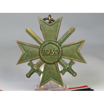 Крест за военные заслуги 1939, с мечами. Бронза. Espenlaub militaria