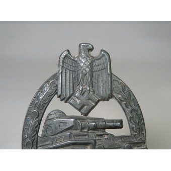 Panzer asalto insignia del Herman Aurich. ley de plata.. Espenlaub militaria