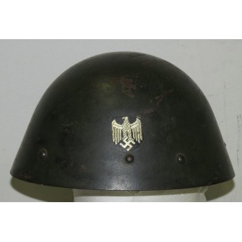 Tjeckoslovakisk WZ 32 stålhjälm - Wehrmacht. Espenlaub militaria
