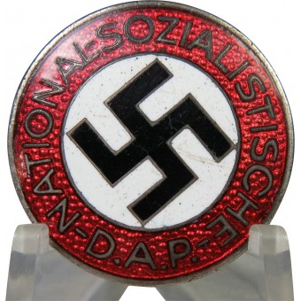 Insignia miembro de NSDAP M1 / ​​92-Carl Wild-Hamburgo. Espenlaub militaria