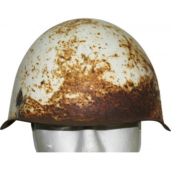 SSCH-40-kypärä valkoisessa naamioinnissa. Espenlaub militaria