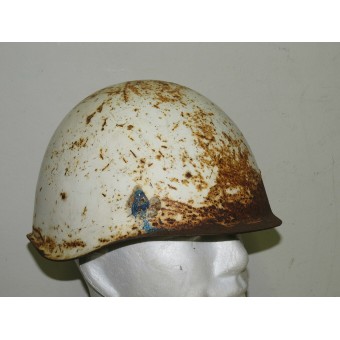 SSch-40 helmet in white camouflage. Espenlaub militaria