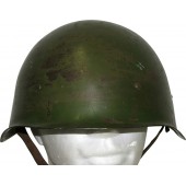 Стальной шлем СШ-40,  выпуска середины войны