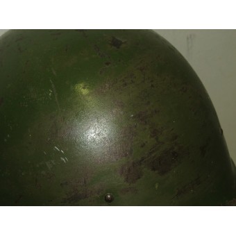 Steel helmet SSh-40, the middle war example. Espenlaub militaria
