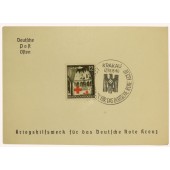 The envelope of the first day, the third Reich Kriegshilfswerk für das DRK