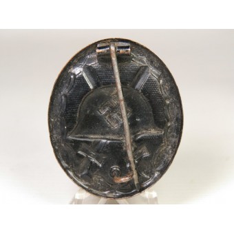 Black grade steel wound badge 1939. Espenlaub militaria