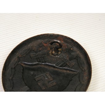 Nero ferita distintivo 1939 - Meybauer, L / 13 in acciaio. Espenlaub militaria