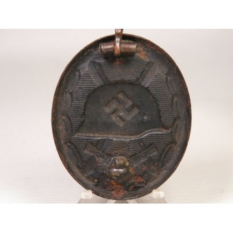 Badge blessure noire 1939 - Meybauer, L / 13 acier. Espenlaub militaria