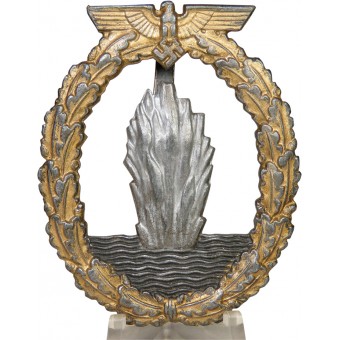 Kriegsmarine Minesweeper Badge - Minensucher -Kriegsabzeichen. Espenlaub militaria