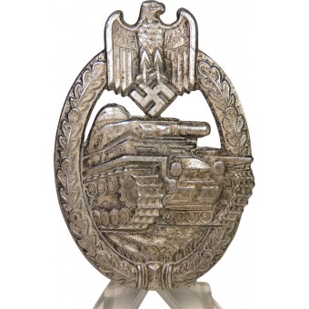 WW2 Tyska stridsvagnsattackmärke, silverklass. Espenlaub militaria