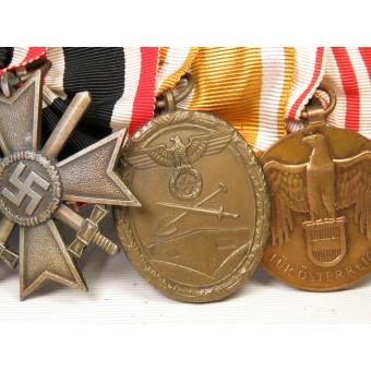 La barra de medallas con la Cruz de Hierro 1939. Espenlaub militaria