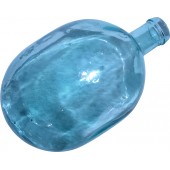 Botella de agua RKKA de vidrio azulado