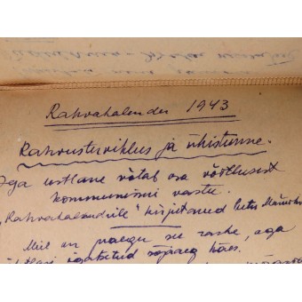 WW2 Notizbuch des Propagandisten der Roten Armee.. Espenlaub militaria