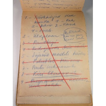 WW2 Notebook del propagandista Rossa.. Espenlaub militaria