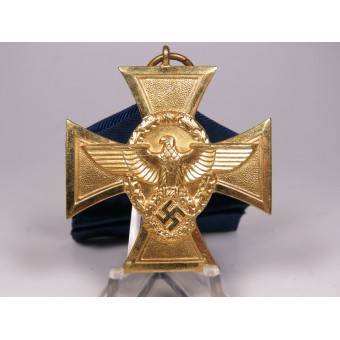 1st Class Police Cross för lång tjänstgöring. Polizei-Dienstauszeichnung 1. Stufe. Espenlaub militaria