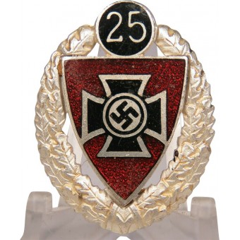 25 års medlemskap i Deutscher Reichskriegerbund Kyffhäuser- DRKB. Espenlaub militaria