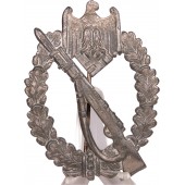 Jalkaväen rynnäkkömerkki, hopeaa, Carl Wild