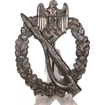 Infanterie Assault Badge in Silver R.S gemarkeerd. Espenlaub militaria