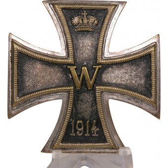 Iron Cross, ensimmäisen luokan 1914. Petz & Lorenz, Unterreichenbach. Espenlaub militaria